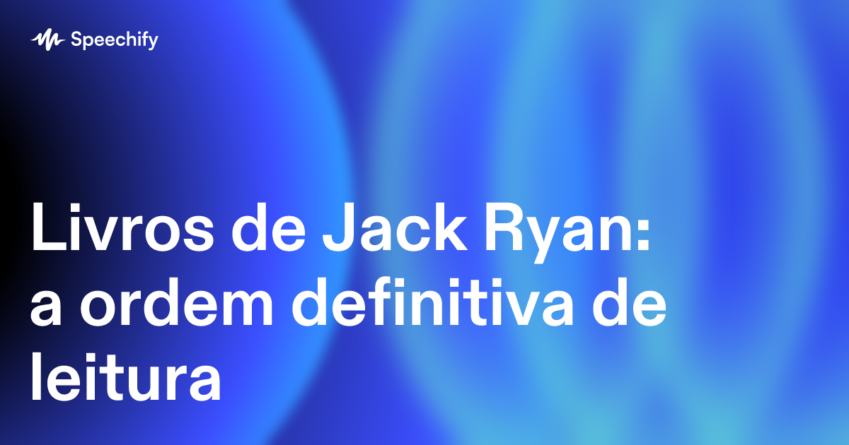 Livros de Jack Ryan: a ordem definitiva de leitura