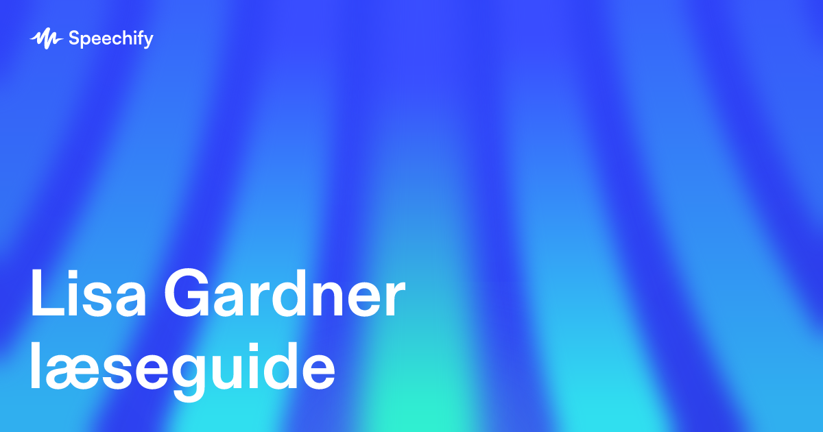 Lisa Gardner læseguide