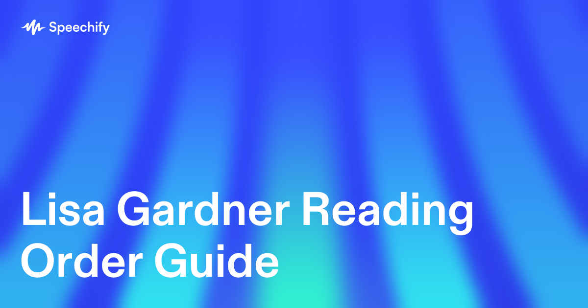 Lisa Gardner Reading Order Guide
