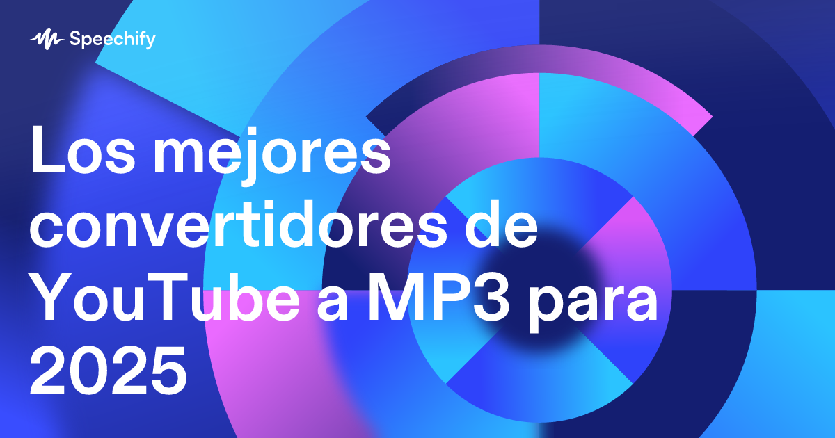Los mejores convertidores de YouTube a MP3 para 2025