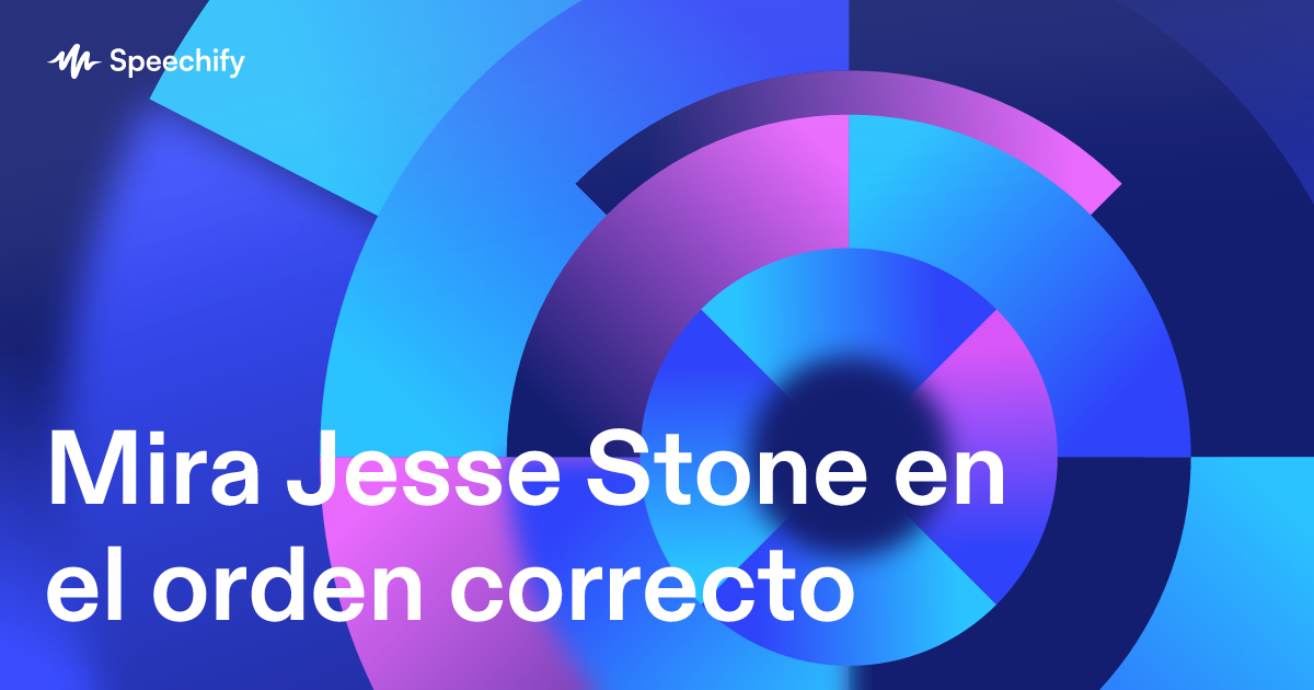 Mira Jesse Stone en el orden correcto