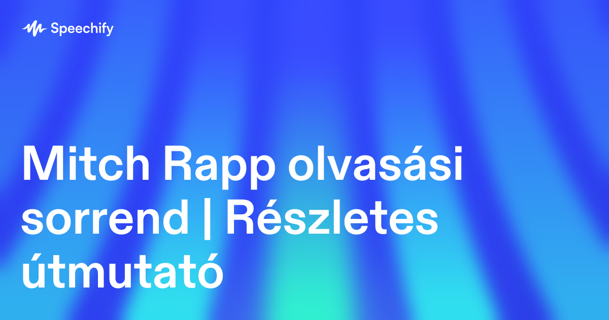 Mitch Rapp olvasási sorrend | Részletes útmutató