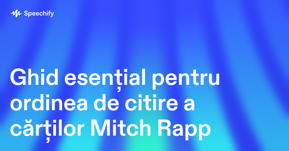 Ghid esențial pentru ordinea de citire a cărților Mitch Rapp