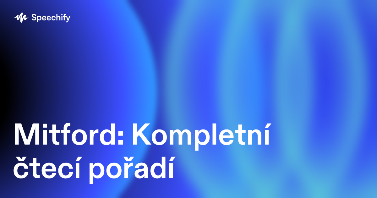 Mitford: Kompletní čtecí pořadí