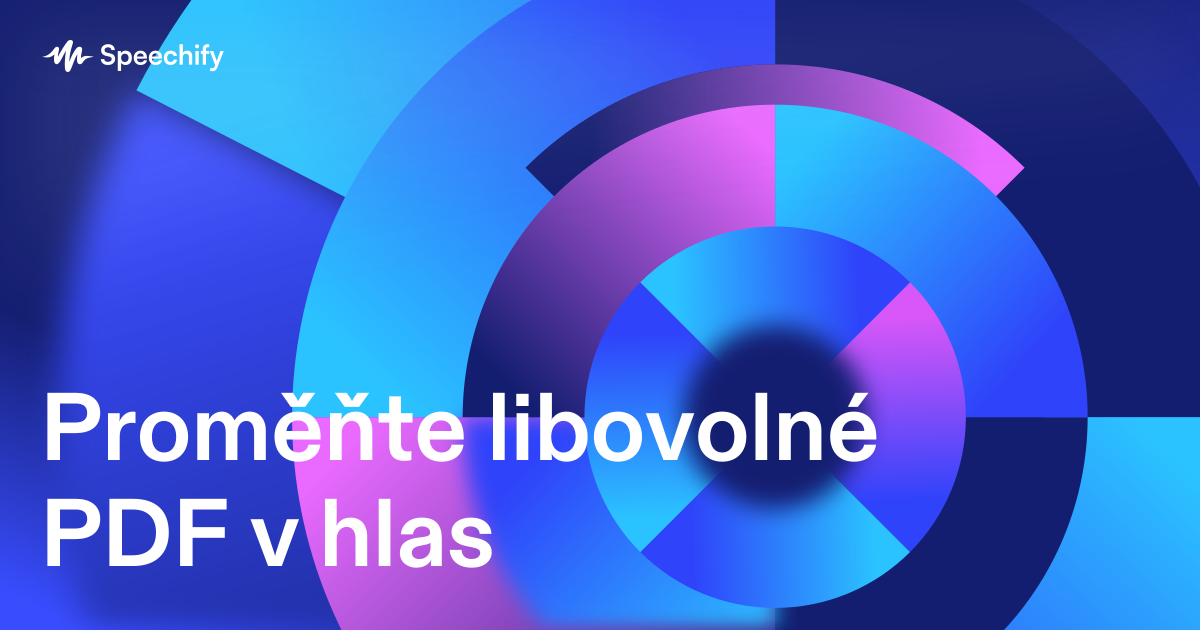 Proměňte libovolné PDF v hlas