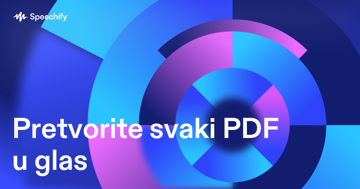 Pretvorite svaki PDF u glas