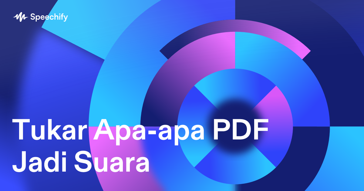 Tukar Apa-apa PDF Jadi Suara