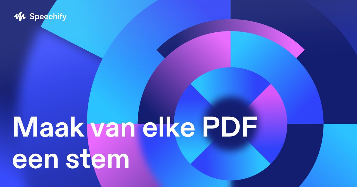 Maak van elke PDF een stem