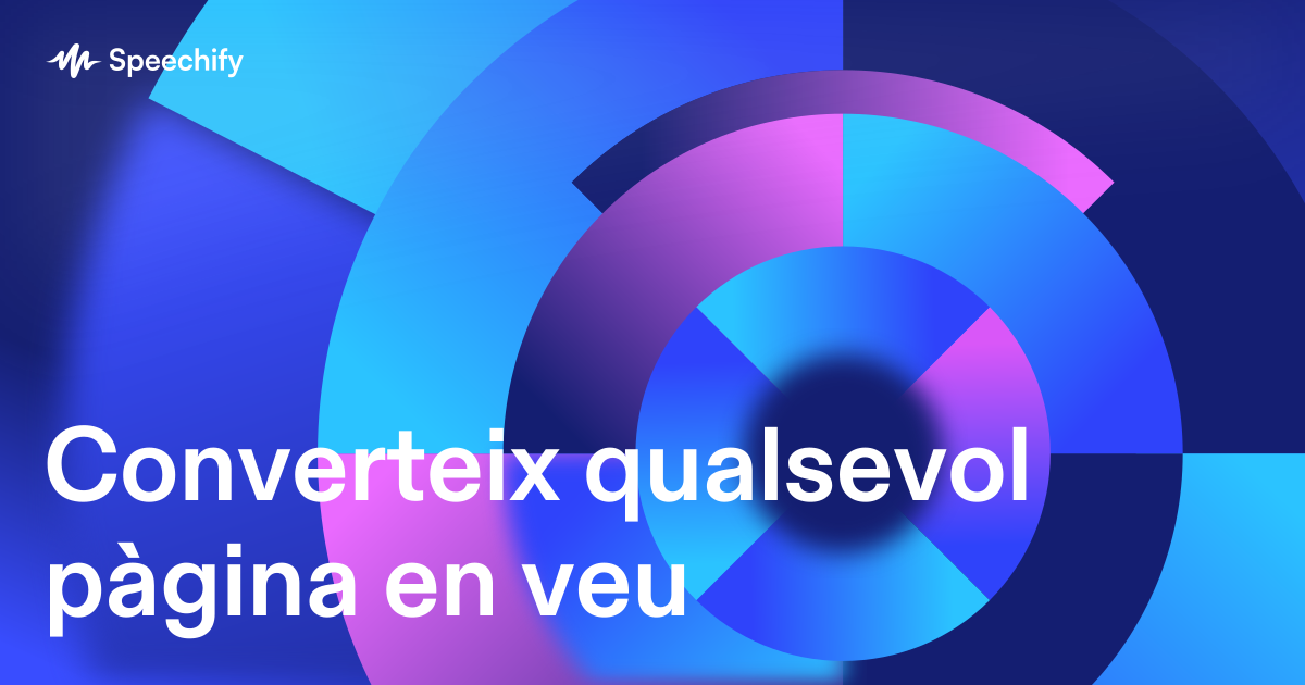 Converteix qualsevol pàgina en veu
