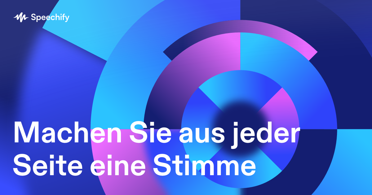 Machen Sie aus jeder Seite eine Stimme