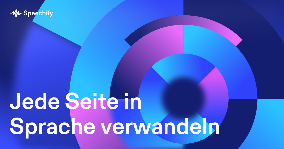 Jede Seite in Sprache verwandeln
