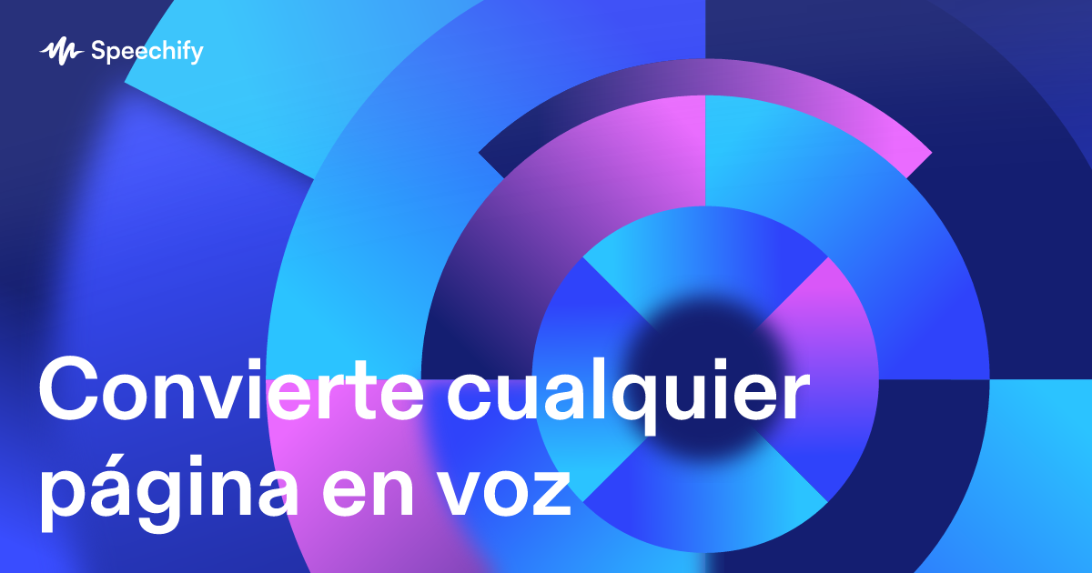 Convierte cualquier página en voz