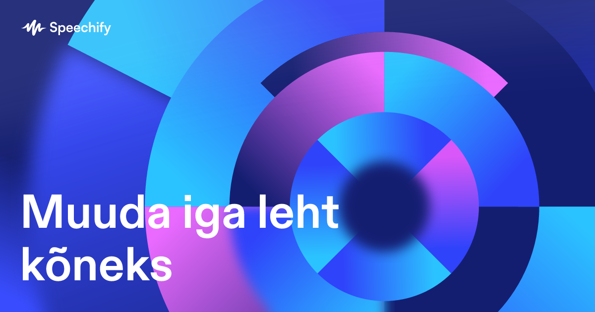 Muuda iga leht kõneks