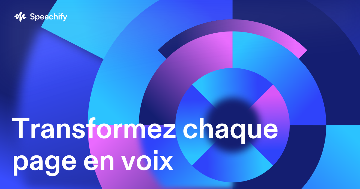 Transformez chaque page en voix