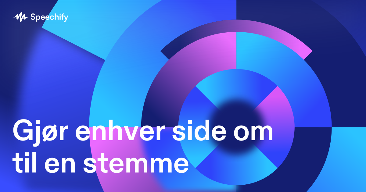 Gjør enhver side om til en stemme
