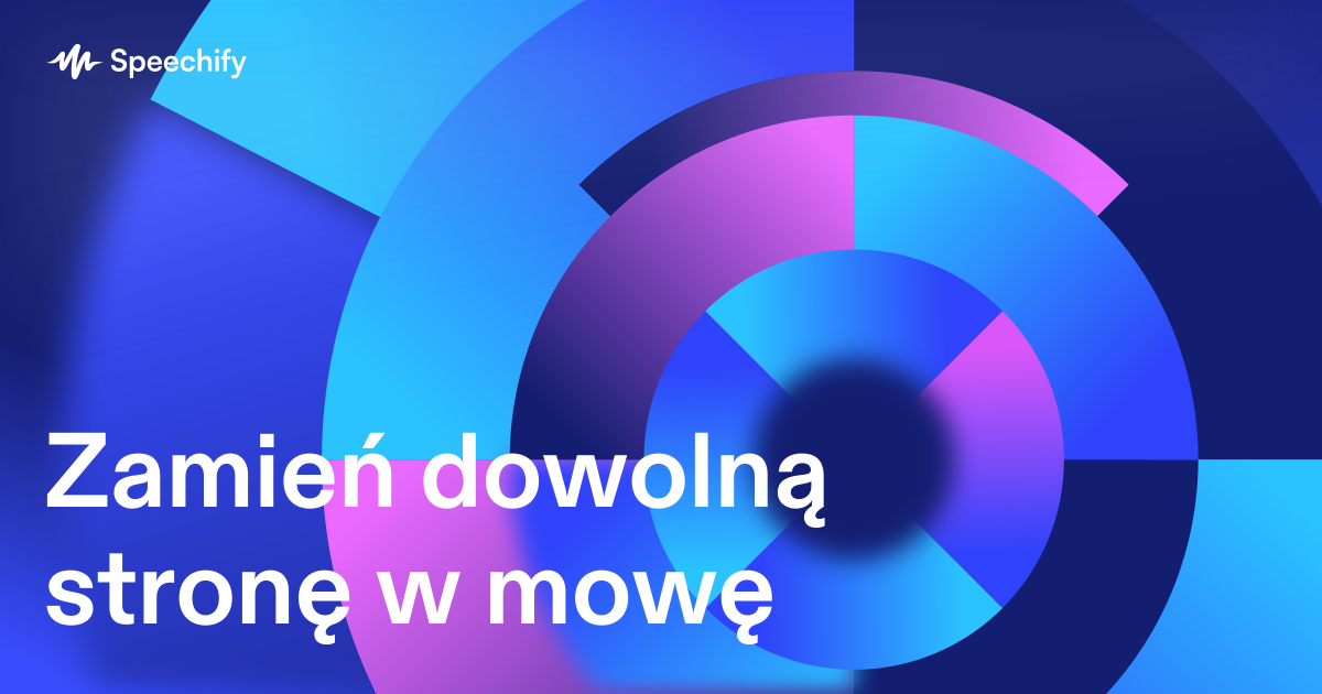 Zamień dowolną stronę w mowę