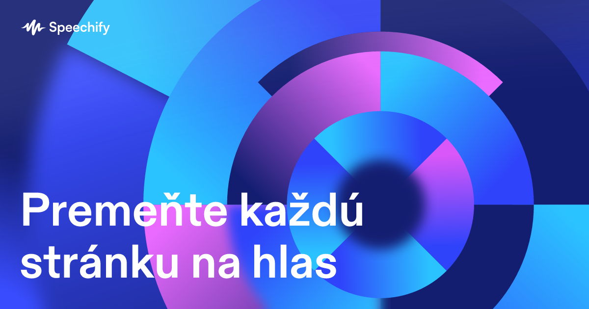 Premeňte každú stránku na hlas