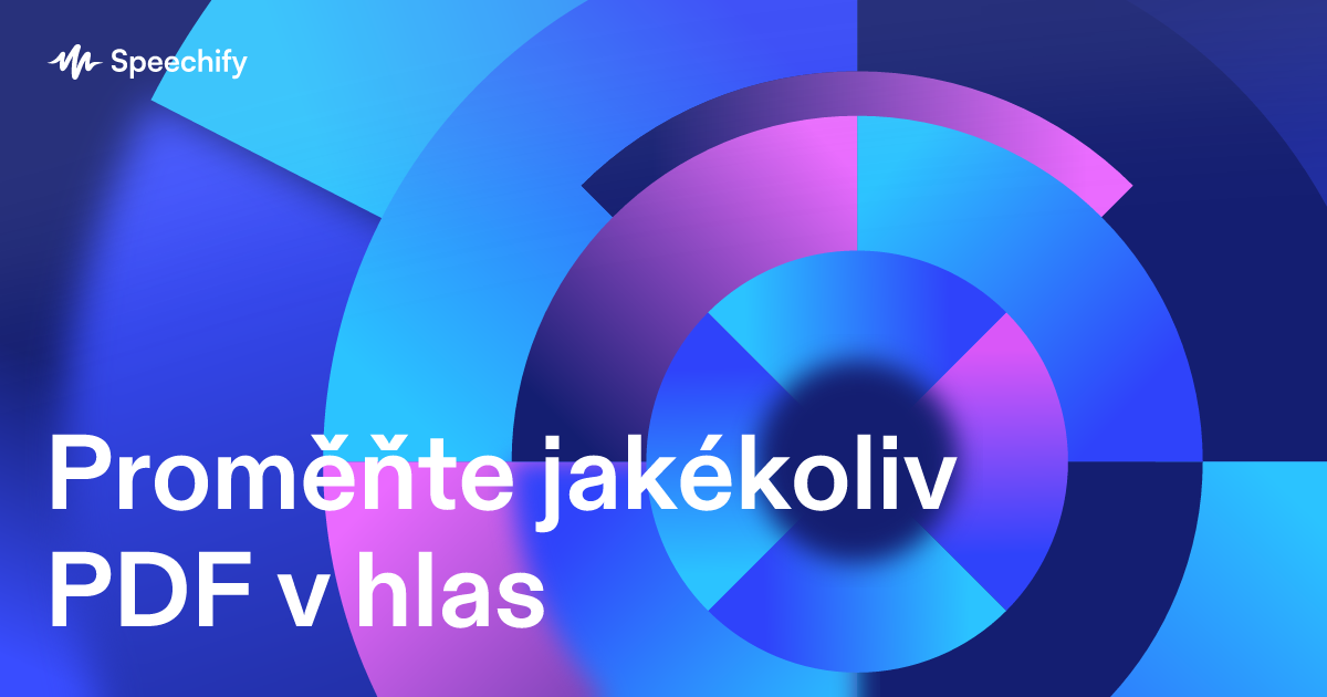 Proměňte jakékoliv PDF v hlas