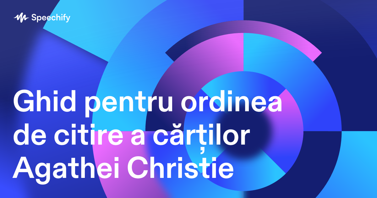 Ghid pentru ordinea de citire a cărților Agathei Christie