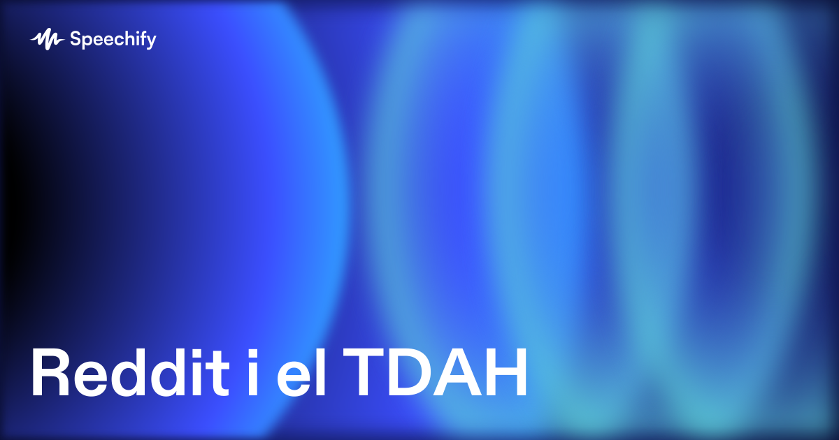 Reddit i el TDAH