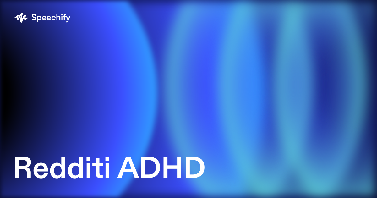 Redditi ADHD