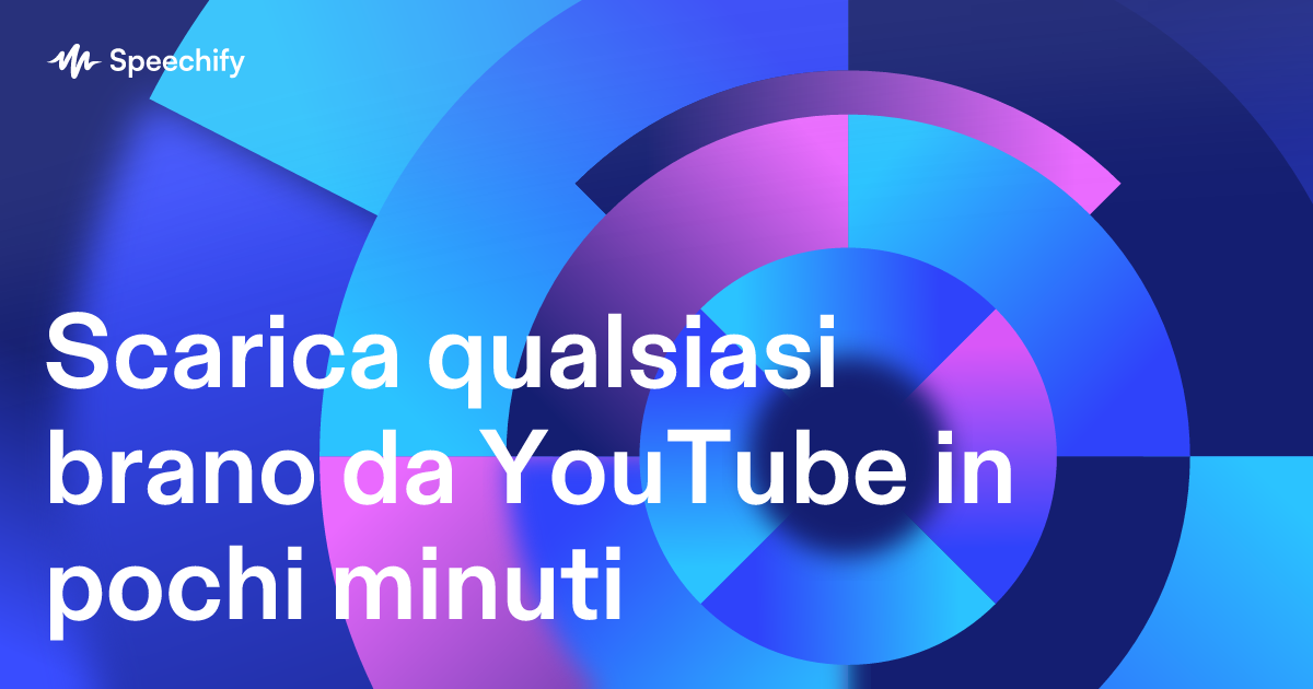 Scarica qualsiasi brano da YouTube in pochi minuti