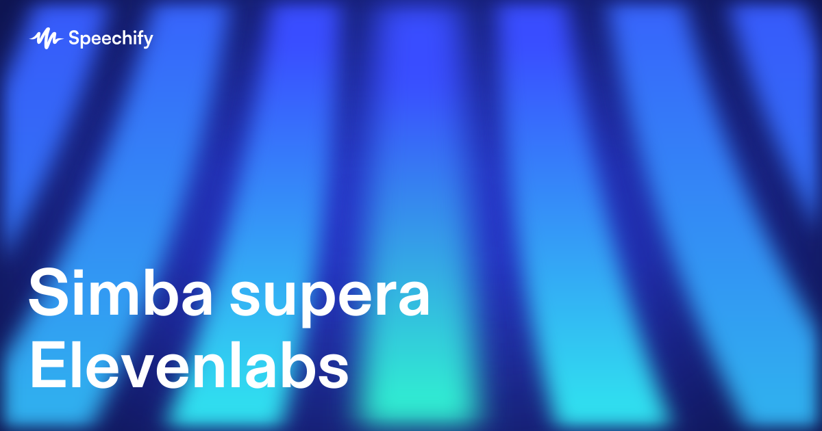 Simba supera Elevenlabs