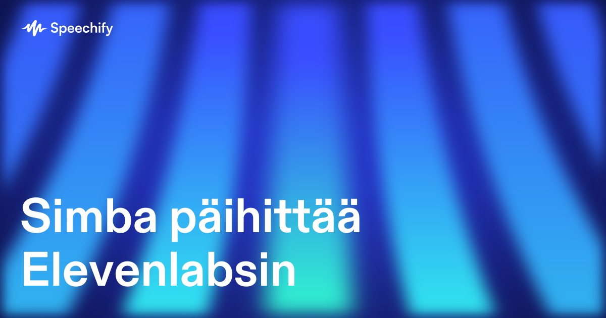 Simba päihittää Elevenlabsin