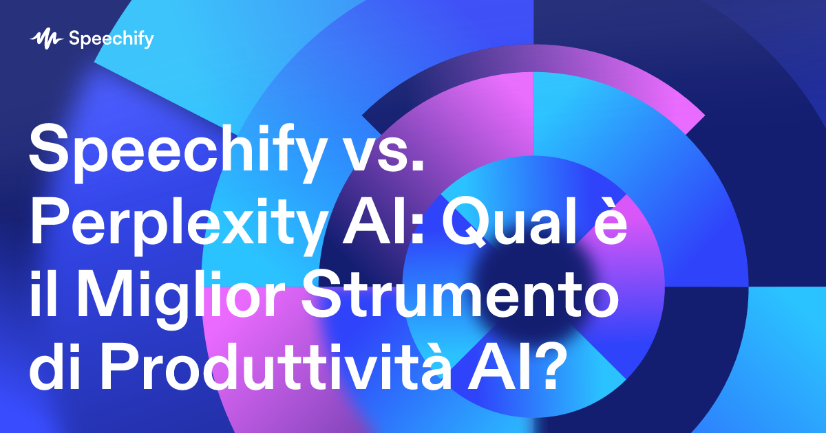 Speechify vs. Perplexity AI: Qual è il Miglior Strumento di Produttività AI?