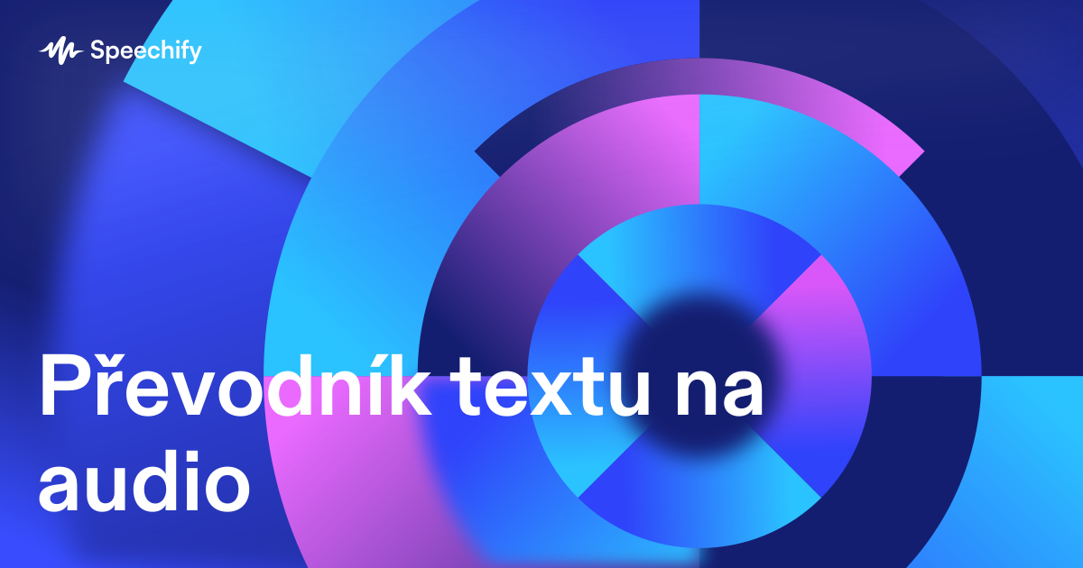Převodník textu na audio