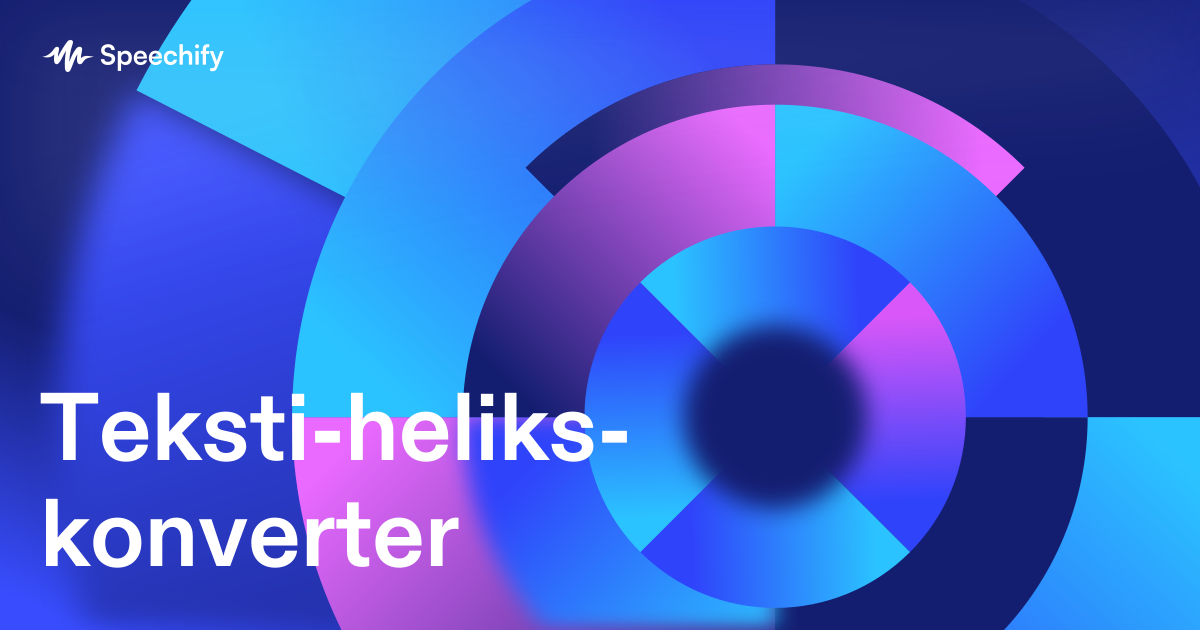 Teksti-heliks-konverter