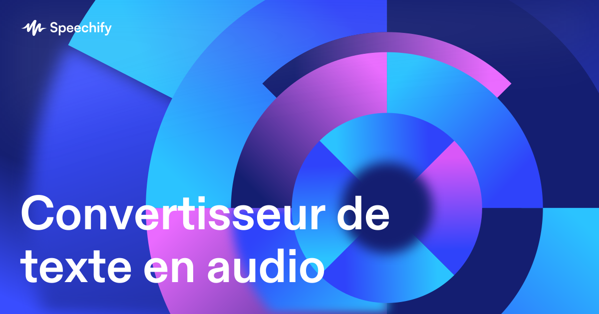Convertisseur de texte en audio