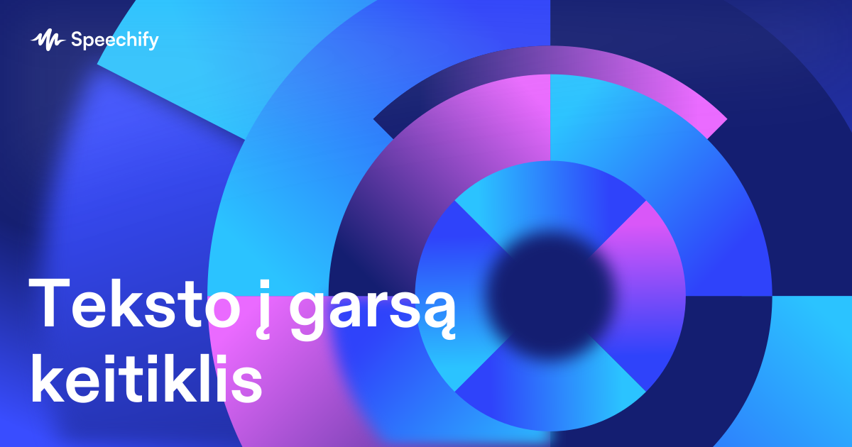 Teksto į garsą keitiklis