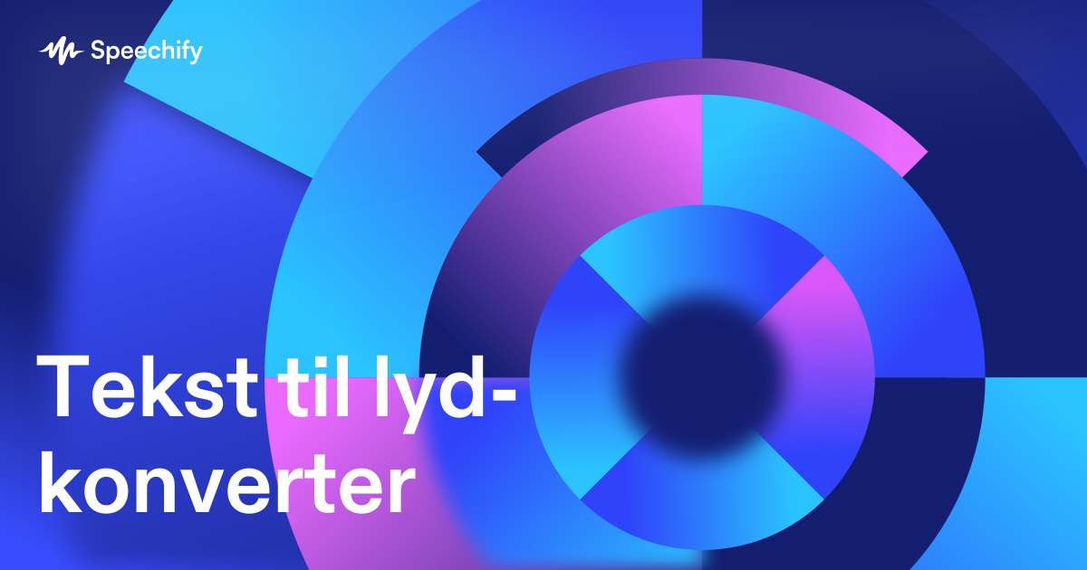 Tekst til lyd-konverter