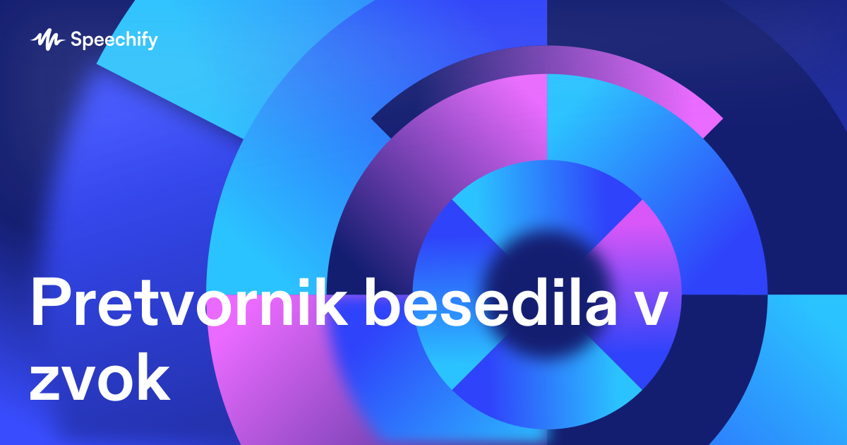 Pretvornik besedila v zvok