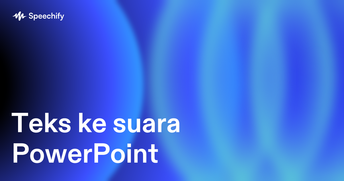 Teks ke suara PowerPoint