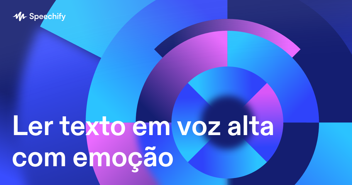Ler texto em voz alta com emoção