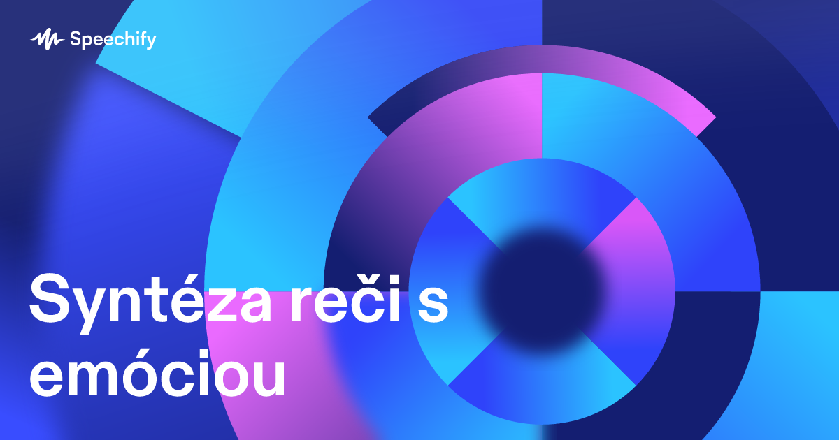 Syntéza reči s emóciou