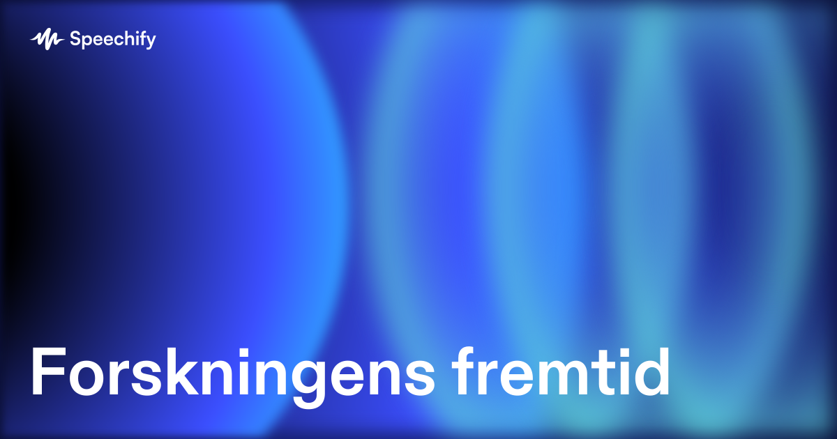Forskningens fremtid