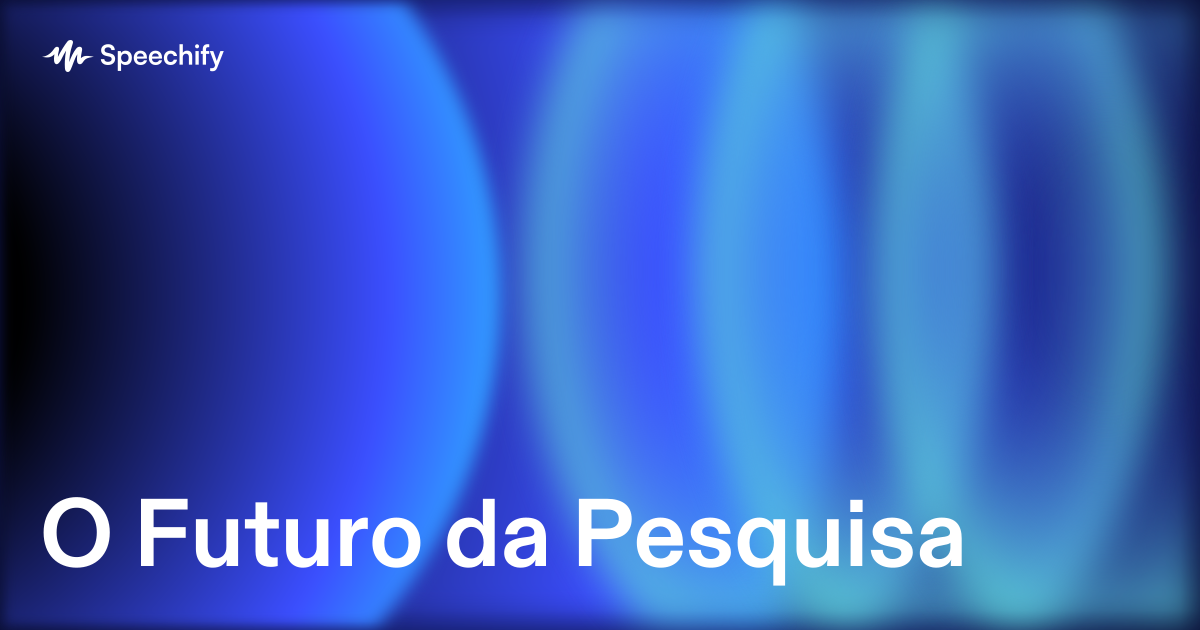 O Futuro da Pesquisa