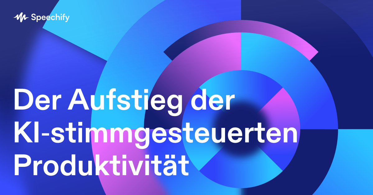 Der Aufstieg der KI‑stimmgesteuerten Produktivität