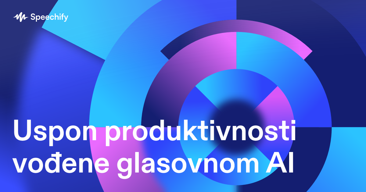 Uspon produktivnosti vođene glasovnom AI
