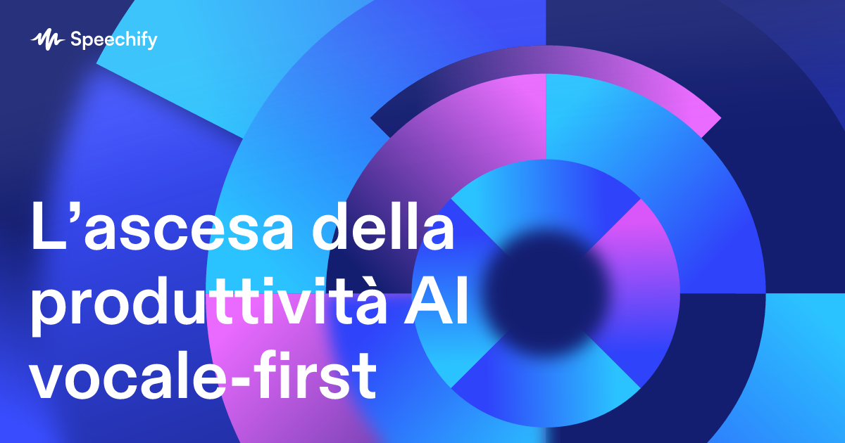 L’ascesa della produttività AI vocale-first