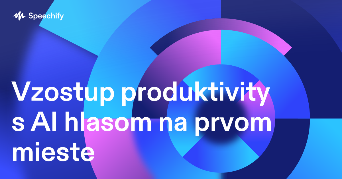 Vzostup produktivity s AI hlasom na prvom mieste