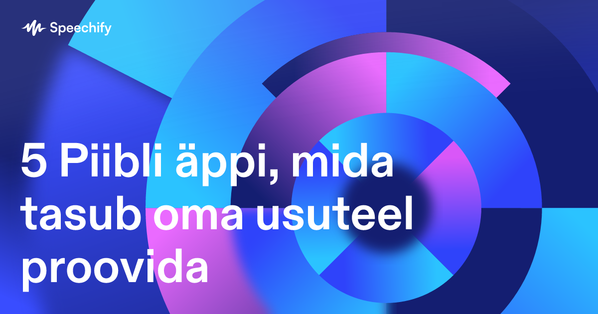 5 Piibli äppi, mida tasub oma usuteel proovida