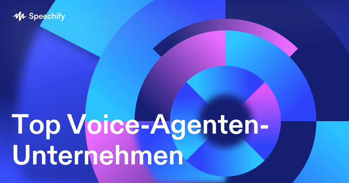 Top Voice-Agenten-Unternehmen
