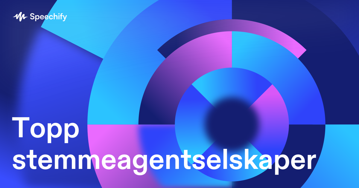 Topp stemmeagentselskaper