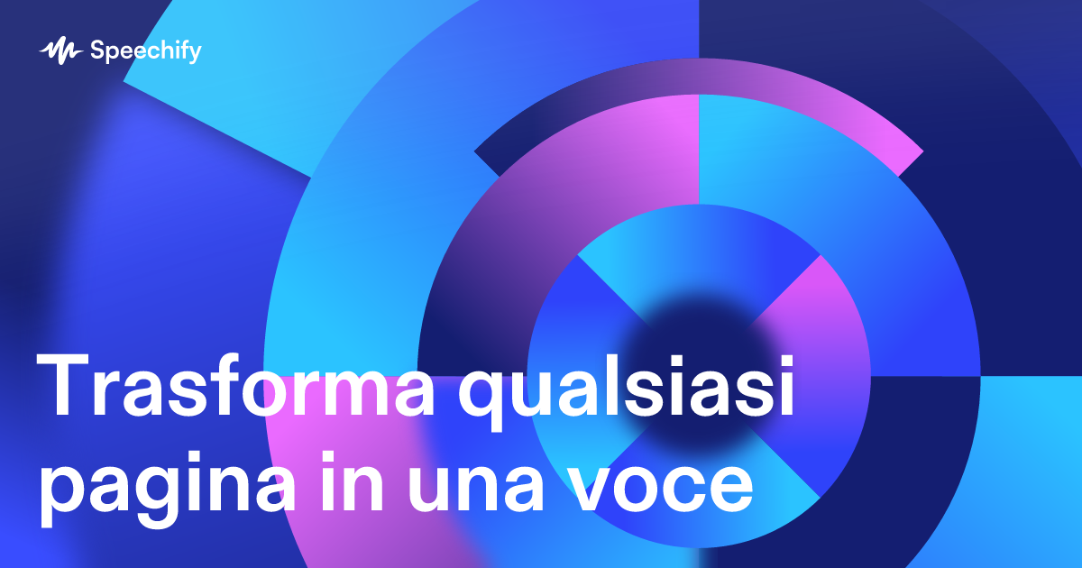 Trasforma qualsiasi pagina in una voce