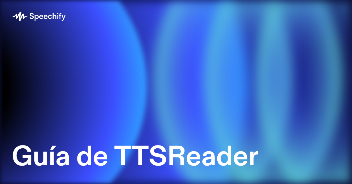 Guía de TTSReader