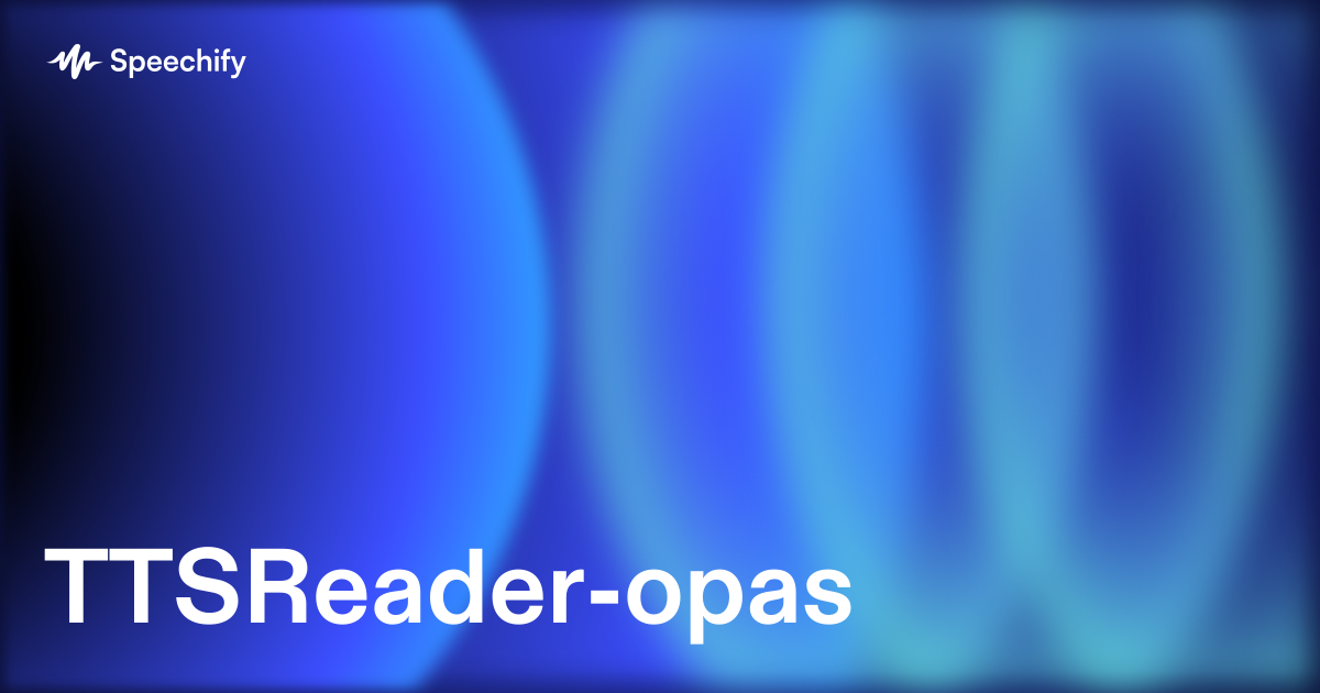 TTSReader-opas